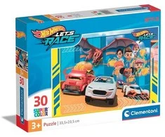 Clementoni Dėlionė 30 vnt. - Hot Wheels