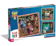 Dėlionė Clementoni CLE puzzle 3x48 Square Toy Story 5 2026 25327