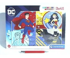 Clementoni Dėlionė 3x48 vnt. - DC komiksai