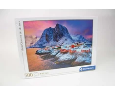 Clementoni Dėlionė 500 vnt. - Hamnøy kaimelis, Norvegija