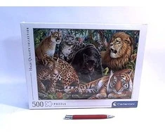 Clementoni Dėlionė 500 vnt. - Laukinės katės