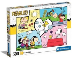 Clementoni Dėlionė 500 vnt. - Riešutėliai "Peanuts"
