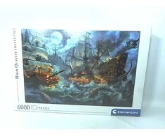 Clementoni Dėlionė 6000 vnt. - Piratų mūšis