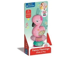 Clementoni Žaislai Muzikinis barškutis CLE BABY Fashion flamingo 17572