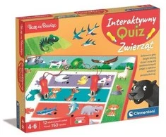 Clementoni Toys CLE Mokausi žaisdamas! Interakt.viktorina Gyvūnai 50942