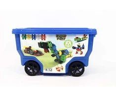 Clics toys Konstruktorius - CLICS CB411 Rollerbox 15in1 377 Multicolour dalių