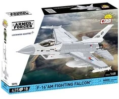 Cobi COBI 5896 ginkluotųjų pajėgų F-16AM Fighting Falcon daugiafunkcis lėktuvas 425 blokai
