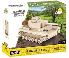 COBI HC Antrojo pasaulinio karo Panzer III tankas 82kl 3090