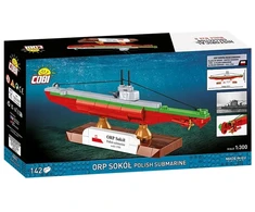 COBI 4863 Lenkijos povandeninis laivas ORP SOKÓŁ Lenkijos povandeninis laivas
