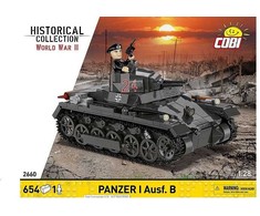 Cobi Klocki Panzer ir Ausf.B blokai 654 vienetai