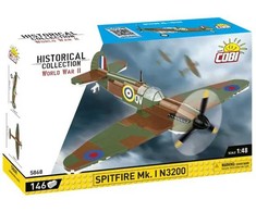 Statybinis žaidimas - COBI - Spitfire Mk. I N3200 - Kamufliažas - 146 elementai - Pagaminta ES