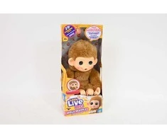 Maskotka Interaktyvus pliušinis žaislas „Little Live Pets“ – Pepi Peach mini beždžionėlė