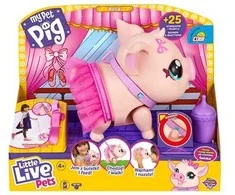 Moose Toys Figūrėlė Interaktyvi figūrėlė „Little Live Pets“ – balerina, kiaulė