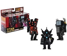 Figūrėlė Cobi Skibidi Toilet - Titan Pack 3-pak