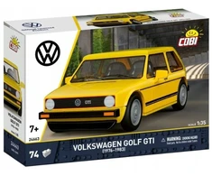 Cobi Kaladėlės Volkswagen Golf GTI geltonas modelis 1:35