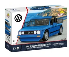 Cobi Kaladėlės Volkswagen Golf GTI British Version Cabriolet 1984 1:35