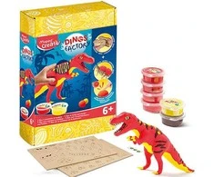 Kūrybinis rinkinys su modelinu MAPED Creativ Dinos Factory T-Rex