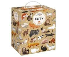 Dėlionė su katėmis, 1000 detalių, CzuCzu Puzzlove