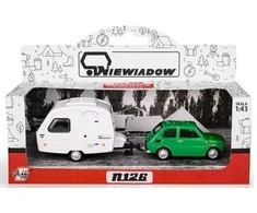 Daffi Fiat 126p+przycz.Niewiad Kemp.ziel.K-608 16085