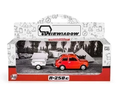 Daffi Fiat 126p+priekaba.Niewiad Short raudona.K-614 16146