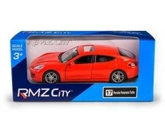 Daffi Model RMZ Porsche Panamera turbo raudona K-843 18430