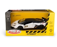 Daffi MSZ 1:24 LamborghAventador SVJ balta M-526 75269