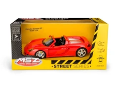 Daffi MSZ 1:24 Porsche Carrera GT raudona M-513 75139