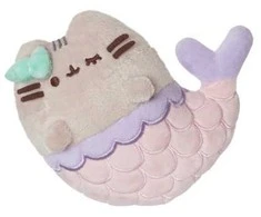 Pusheen - pliušinis talismanas undinėlė 12 cm