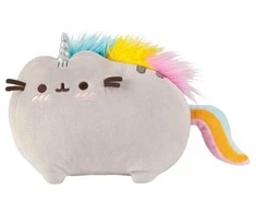 Pusheen - pliušinis vienaragis talismanas Pusheenicorn Blushing 24 cm