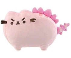 Pusheen - pliušinis dinozaurų žaislas Pusheenosaurus 24 cm (rožinis)