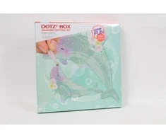 Diamond Dotz Deimantinė mozaika Dolphin dance, 28X28 cm