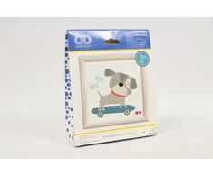Diamond Dotz DIAMOND DOTS kūrybinis rinkinys piešimas deimantais Skate &amp; Woof, DD1.057F
