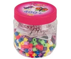 Hama Beads Hama - Maxi karoliukai 400 karoliukų + 2 smeigtukų plokštelės (388791)