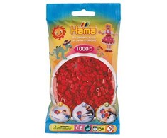 Revell Hama MIDI karoliukai 1000 karoliukų 207-22 Spalva tamsiai raudona