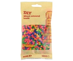 Dante Toymax Hama midi karoliukai 1000 vnt. neoninių spalvų mišinys