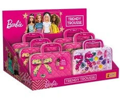 Lisciani Vaikiškų kosmetikos priemonių rinkinys Barbie lagamine mix