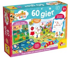 Dėlionė Carotina baby 60 lavinančių žaidimų vaikams 102877 LISCIANI
