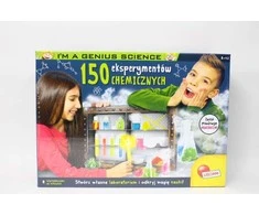 Eksperimentų rinkinys Im A Genius 150 cheminių eksperimentų, lenkų k.