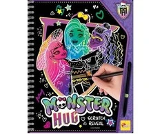 Lisciani Zdrapywanka eskizų knygelės nulio atskleidimas Monster High
