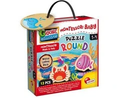 Dėlionė Lisciani LISCIANI MONTESSORI BABY WOOD DĖLĖS APYRA