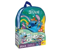 Lisciani STITCH spalvinimo ir piešimo rinkinys kuprinėje, 110674