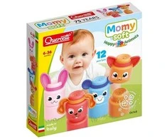 Dante Quercetti miękk.klocki Momy Szcz.zwierz.12el 41482