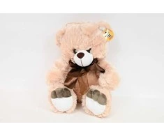 Deef Teddy bear smėlio spalvos su rudu lankeliu 03447 DEEF