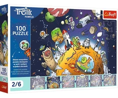 Trefl Dėlionė 100 vnt. - Treflikai kosmose