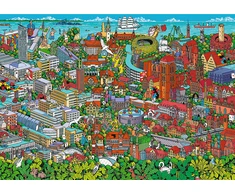 Trefl Dėlionė 1000 vnt. - Miestas
