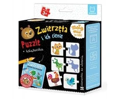 Dėlionė Aksjomat Zwierzęta i ich cienie Puzzle+ksišżeczka 3692