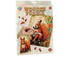 Dėlionė Heye Ccg Mz Import CCG drewn.puzzle wiewiórka 128el.400092 68555