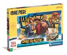 Dėlionė Clementoni CLE puzzle 104 Super One Piece Netflix 28106