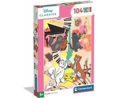 Clementoni Dėlionė 104  vnt. - Aristokatės