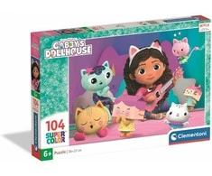 Clementoni Dėlionė 104 vnt. - Gabby's Dollhouse